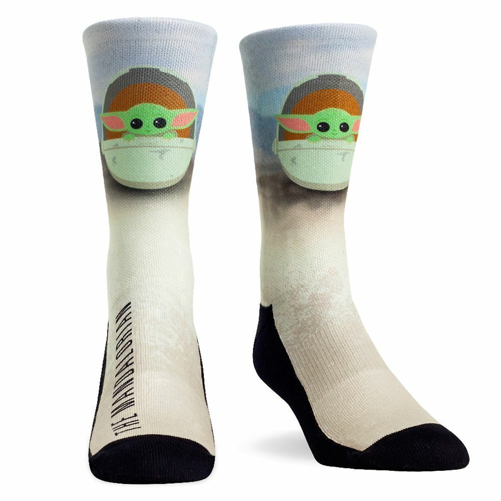 Disney Parks Baby Yoda Bassinet Socks The Child Star Wars Size Adult L/XL
